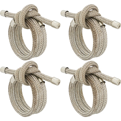 Knotted Rope Napkin Ring, Set of 4